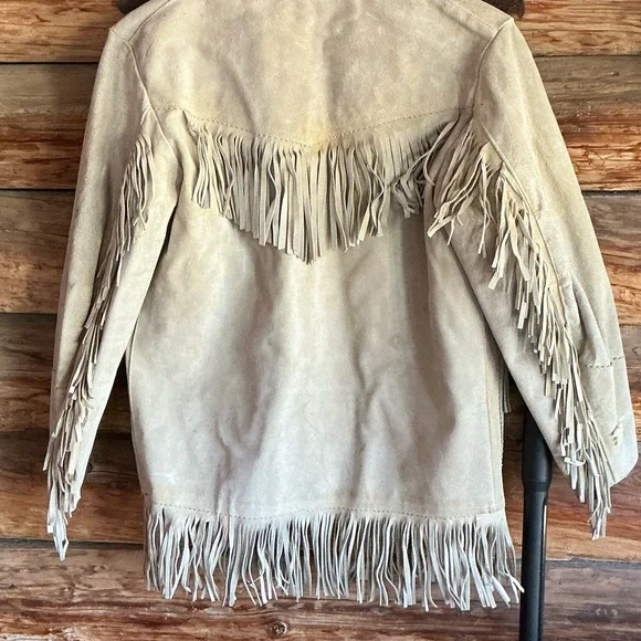 Vintage Fringed Suede Jacket - Picture 3 of 11